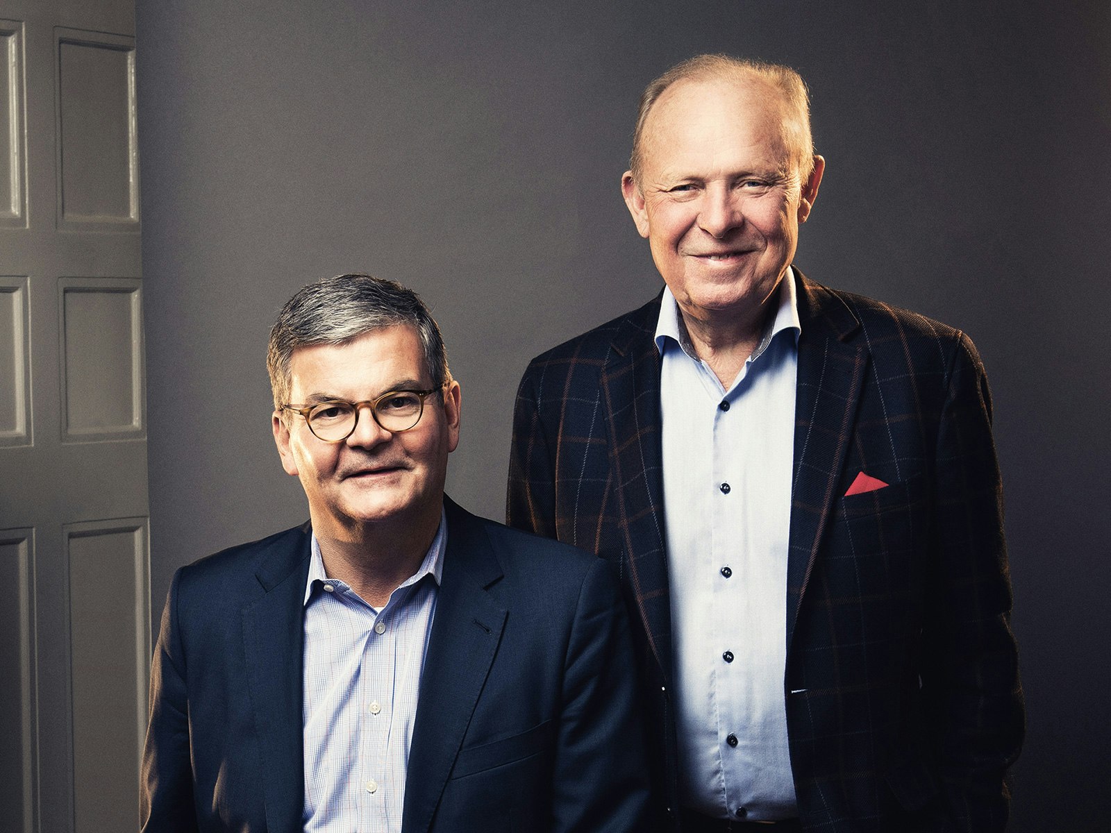 Göran Espelund och Anders Lannebo, grundare av Lannebo Fonder