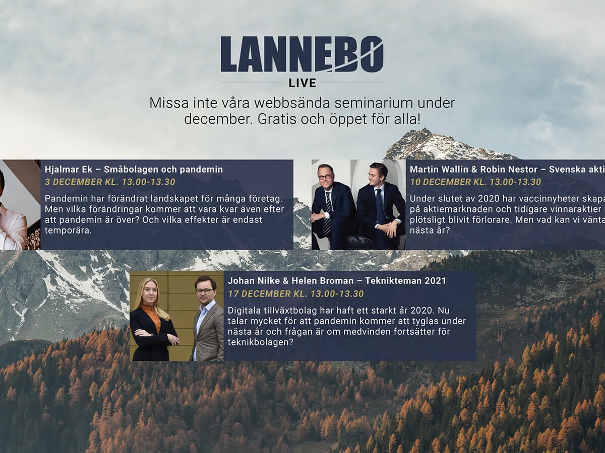 Lannebo Live liggande december
